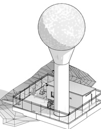 Weather tower complete
