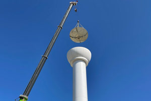 Weather tower dismantling